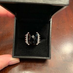 David Yurman Ring - Wheaton Collection Black Onyx